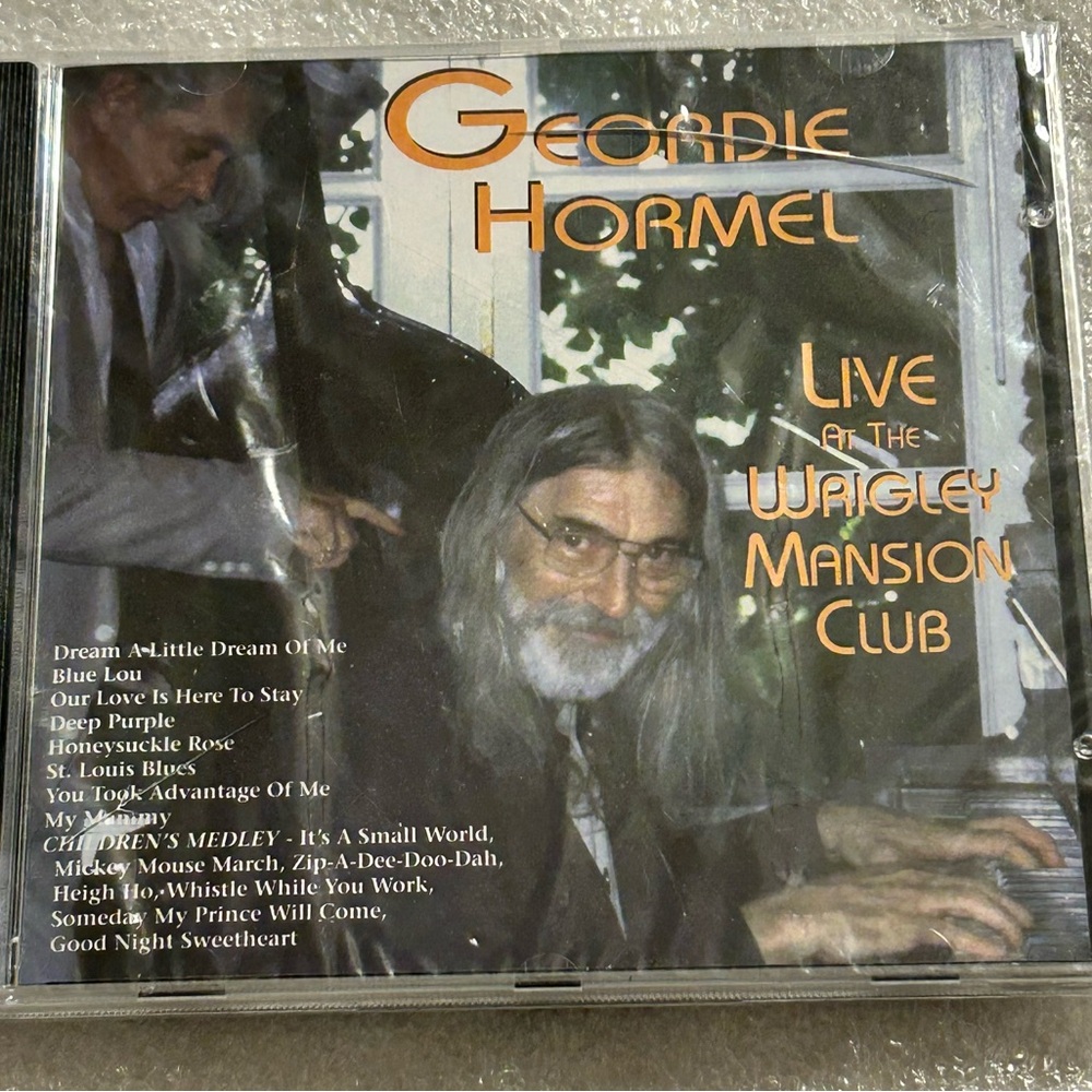 Geordie Hormel - Live at the Wrigley Mansion Club CD